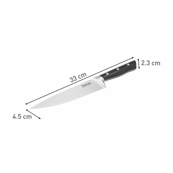 سرویس چاقو 3 پارچه با تیغه استیل و با دسته پلیمر فشرده تفال مدل K281S3FT