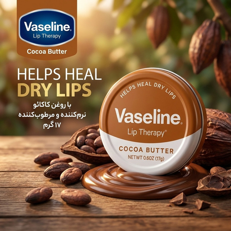 بالم لب وازلین مدل BUTTER-VAS با روغن و وزن 17 گرم
