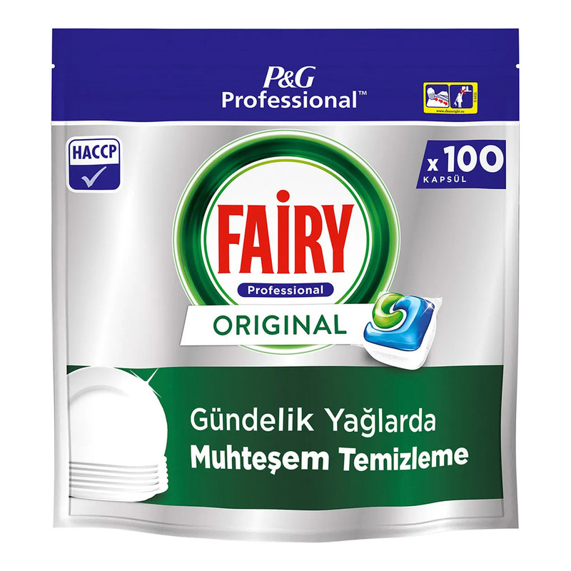 قرص ماشین ظرفشویی فیری مدل Gundelik بسته 100 عددی