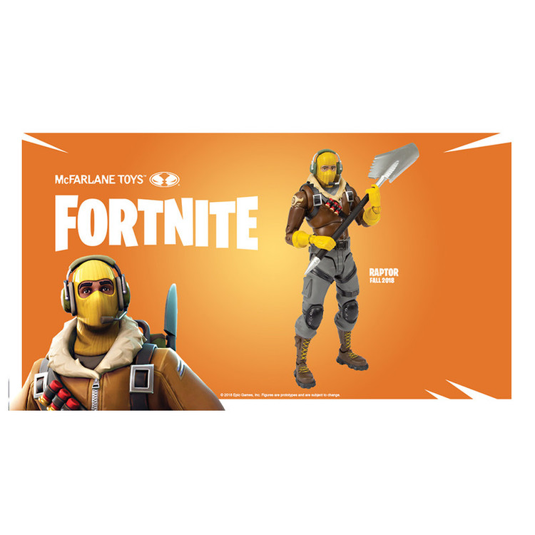 اکشن فیگور مکفارلن تویز مدل RAPTOR فورتنایت کد 1184 ارتفاع 18 سانتیمتر