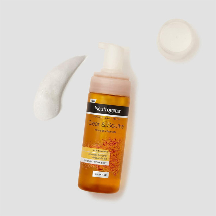 فوم شستشو صورت نوتروژینا مدل Soothing Clear حجم 150 میلی لیتر