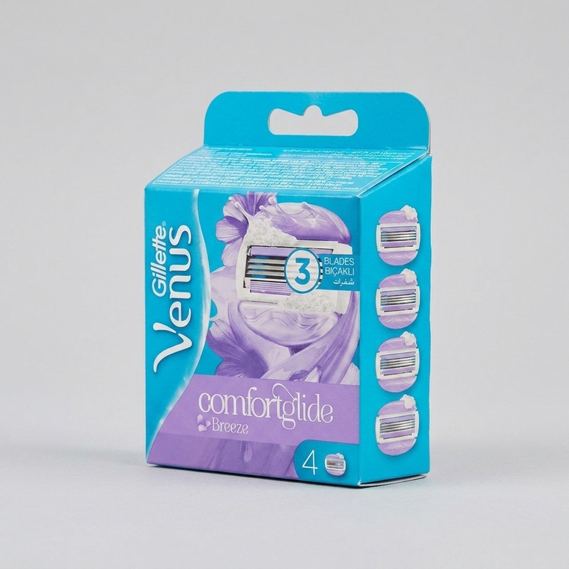 تیغ یدک ژیلت مدل Venus Comfortglide بسته 4 عددی