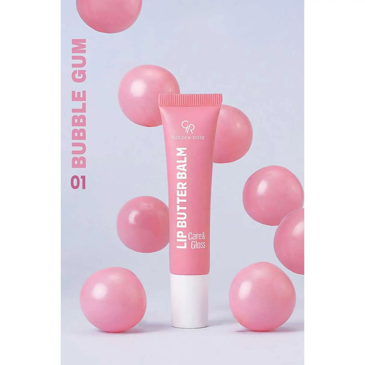 بالم لب گلدن رز مدل Care & Gloss شماره 01 حجم 13.5 میلی لیتر