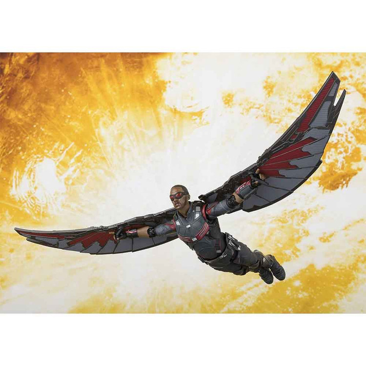 اکشن فیگور مدل فالکون طرح Falcon Avengers Infinity War SHF ارتفاع 15 سانتیمتر