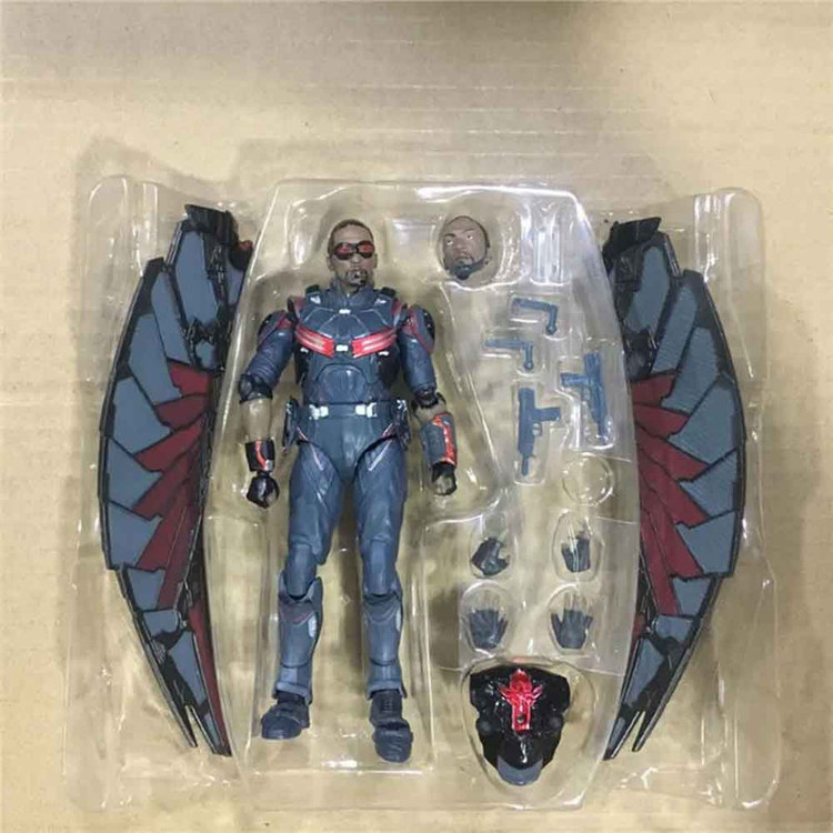 اکشن فیگور مدل فالکون طرح Falcon Avengers Infinity War SHF ارتفاع 15 سانتیمتر